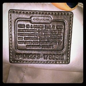 Authentic Coach Handbag