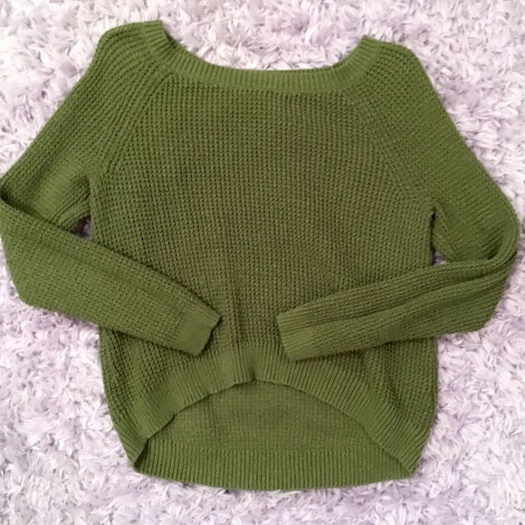 Dark Green Knit Sweater