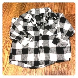Hurley baby flannel.