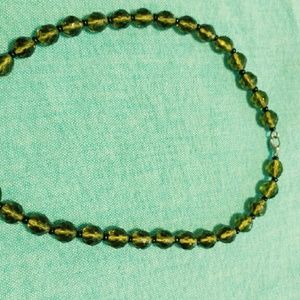 Czech crystal bead necklace