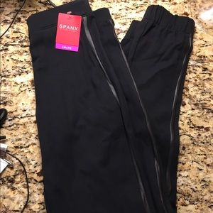 NWT- SPANX Track Leggings