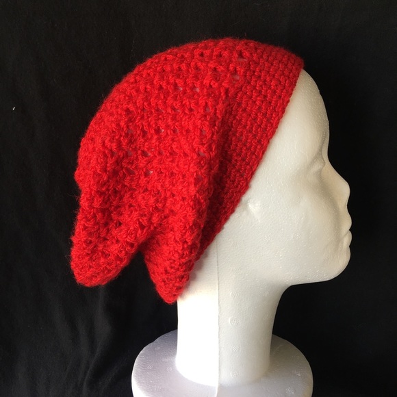 Crochet slouchy hat