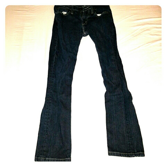 Dark blue levi's