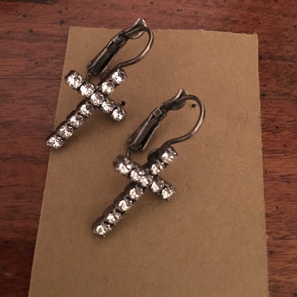 Sabika Cross Earrings