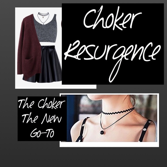 Double Black Choker