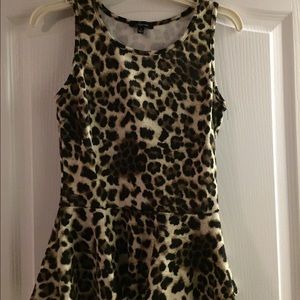 Leopard tank top