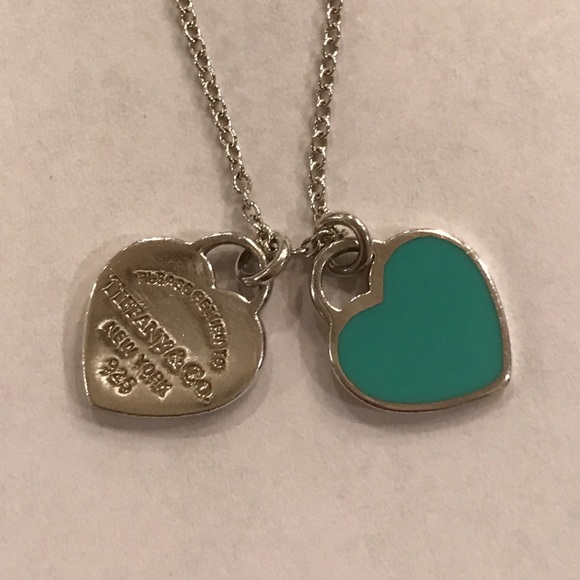 Tiffany & Co. DOUBLE HEART TAG PENDANT