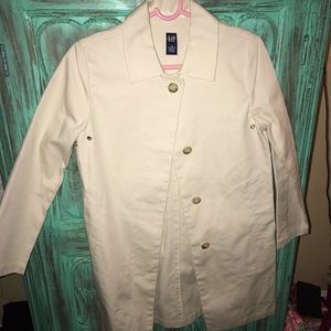 Cream button down jacket