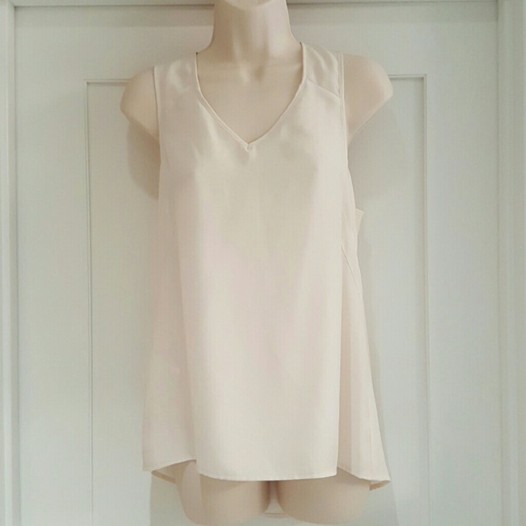 BCBG Generation tank top ivory size Small