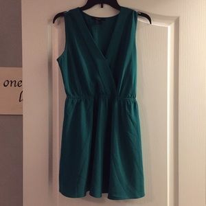 Emerald green dress