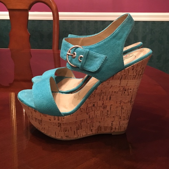 JustFab Platform Wedge Heels