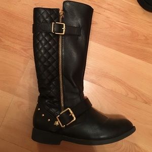 Kids leather boots