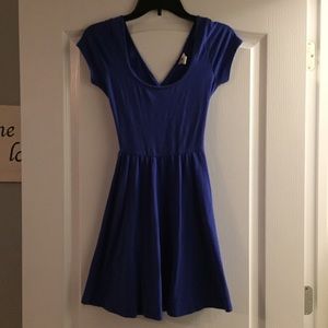 Royal blue dress