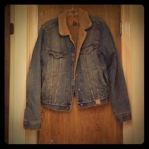 Denim Sherpa jacket