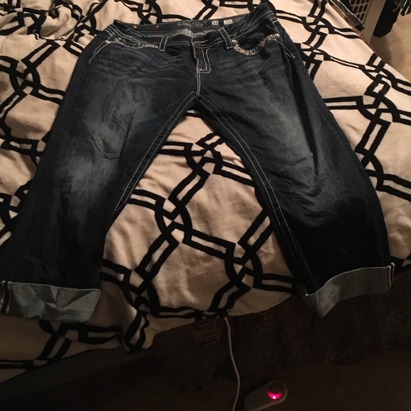 Miss me cropped jeans