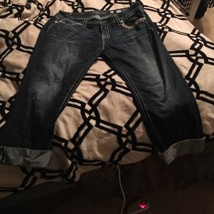 Miss me cropped jeans