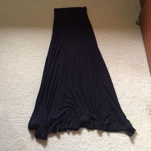 🛑All black maxi skirt