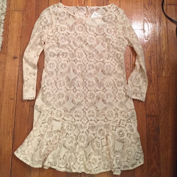 NWT Free People Walking To The Sun Dress In Cream - Picture 2 of 5