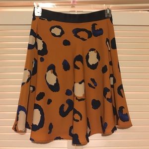 Cheetah print skirt!
