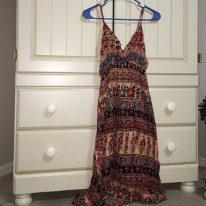 Boho high low dress