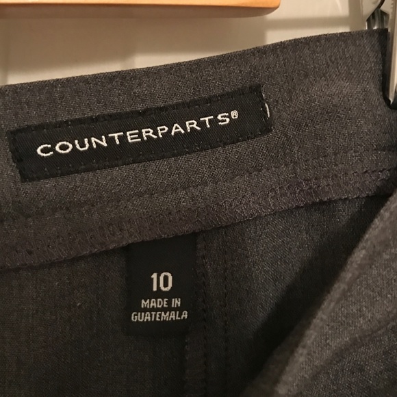 💚💚💚 Flirty Charcoal Grey Skirt - Picture 3 of 3