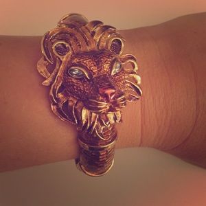 Kenneth Jay Lane Lion Bracelet
