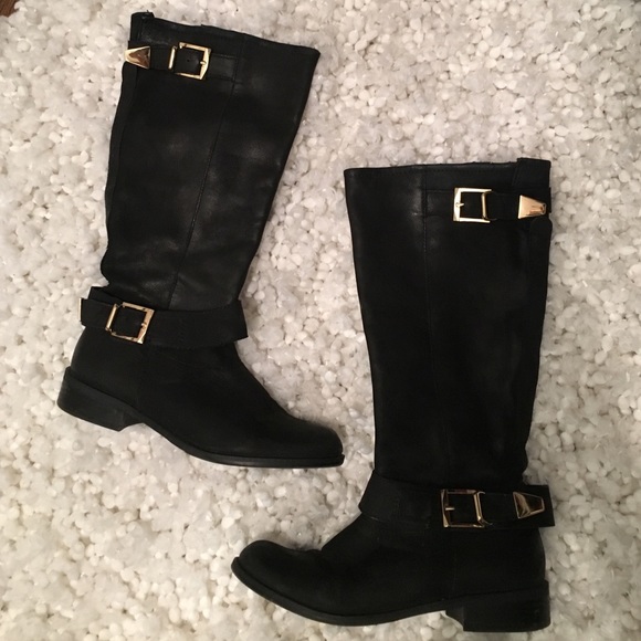 Steve Madden "Suspekt" boot in Black