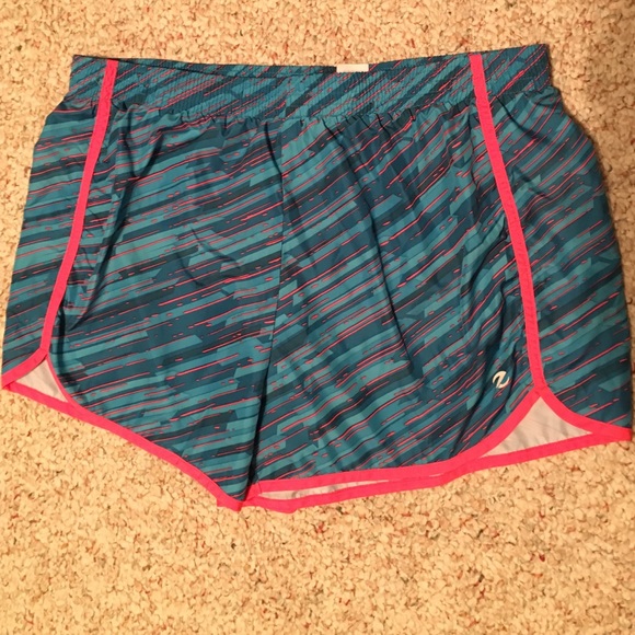 Blue and pink Athletic shorts