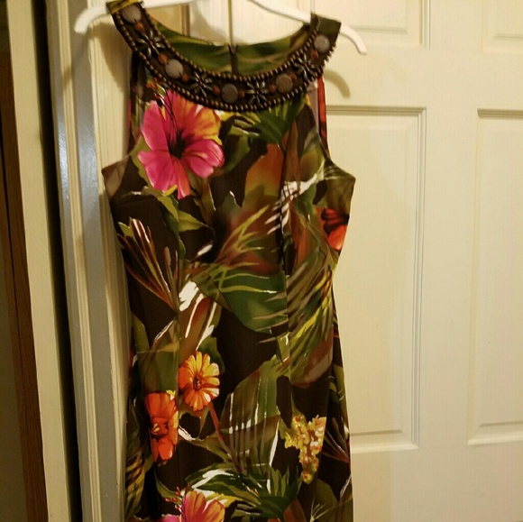 Cocktail tropical dress