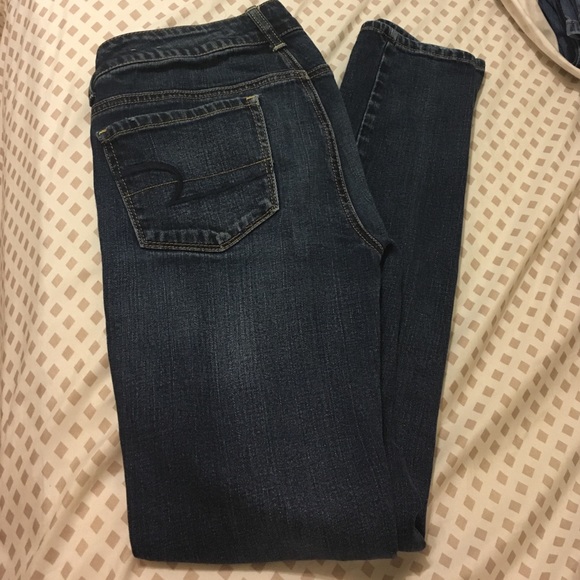 American Eagle Dark Blue Skinny Jeans