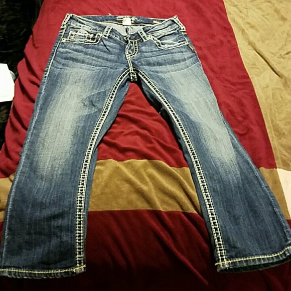 Silver capris