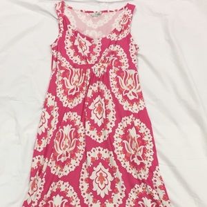 Boden Pink Medallion Maxi Dress