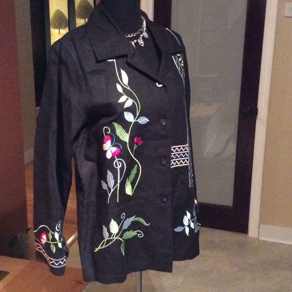 Susan Graver Butterfly Top sz M