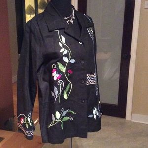 Susan Graver Butterfly Top sz M