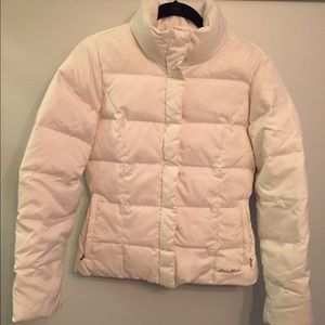 Goose Down Eddie Bauer White Jacket