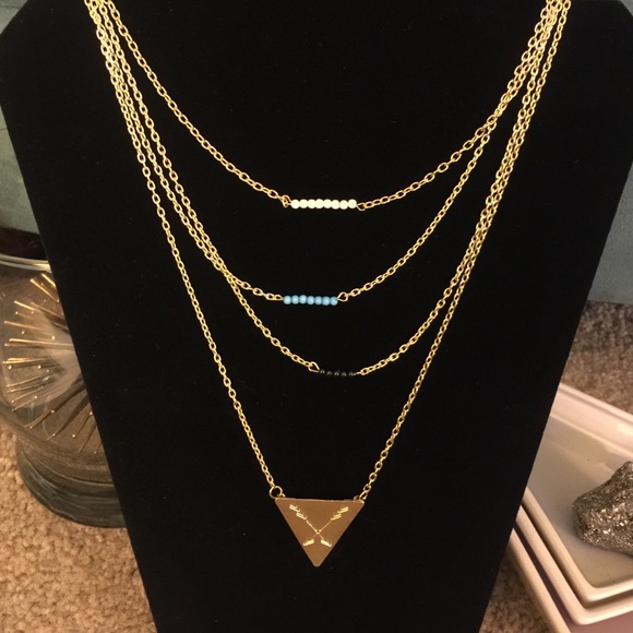 Jewelry - 4 Layer Arrow Necklace
