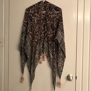 Anthropologie wrap/scarf with tassels