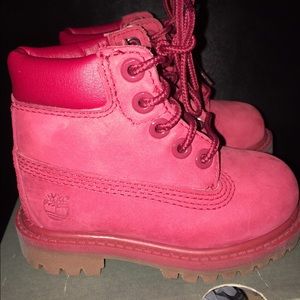 Red Toddler Timberland Boots