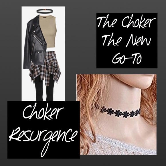 Trendy Flower Choker