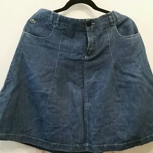 Lacoste Denim Skirt