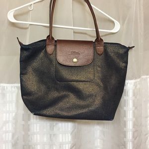 Longchamp Tote Small Metallic