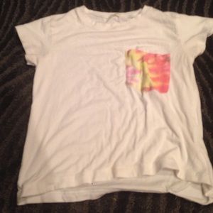Brandy Melville tie dye pocket tee