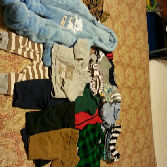 Baby boy winter clothes bundle 3 to 6 months 16 pc