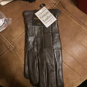 Men's leather gloves