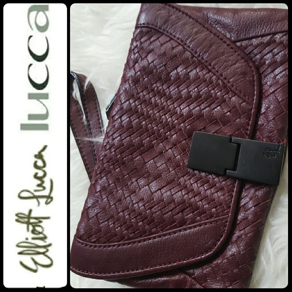 Elliott Lucca Leather  Wristlet - Picture 7 of 13