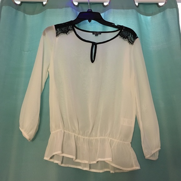 Sheer dress shirt
