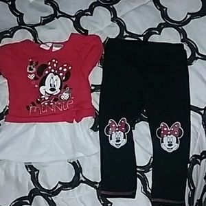 Minnie mouse toddler outfit