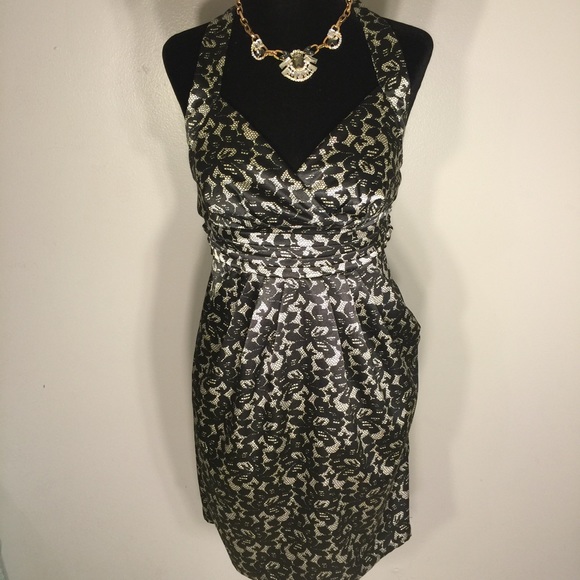 Valentine Perfect Halter Cocktail Dress