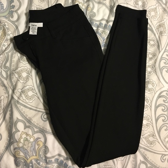 Bar III black skinny pants.
