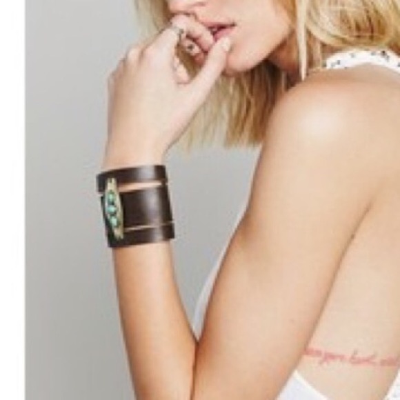 Free People monza leather cuff brown - Picture 4 of 4